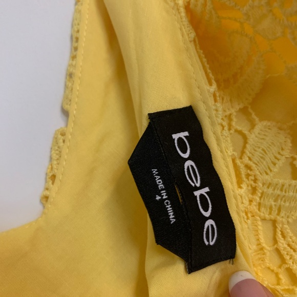 Yellow lace romper - Picture 4 of 4